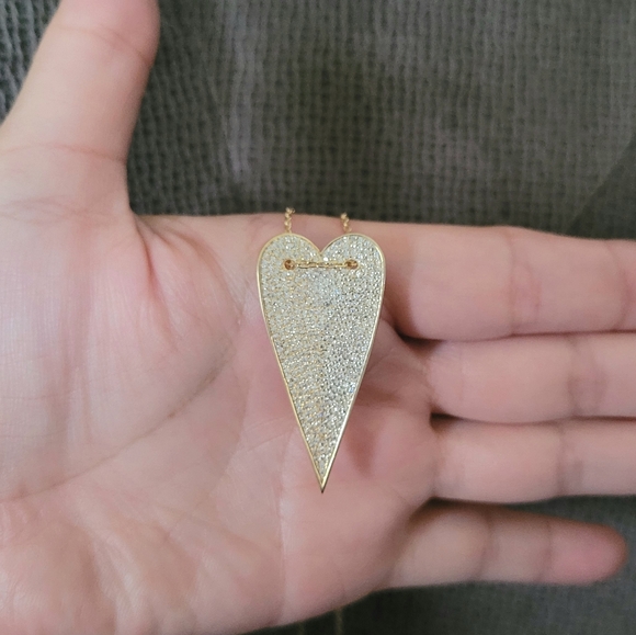 Mary Louise Designs Elongated Heart❤ Slider Pendant Necklace - Picture 11 of 16